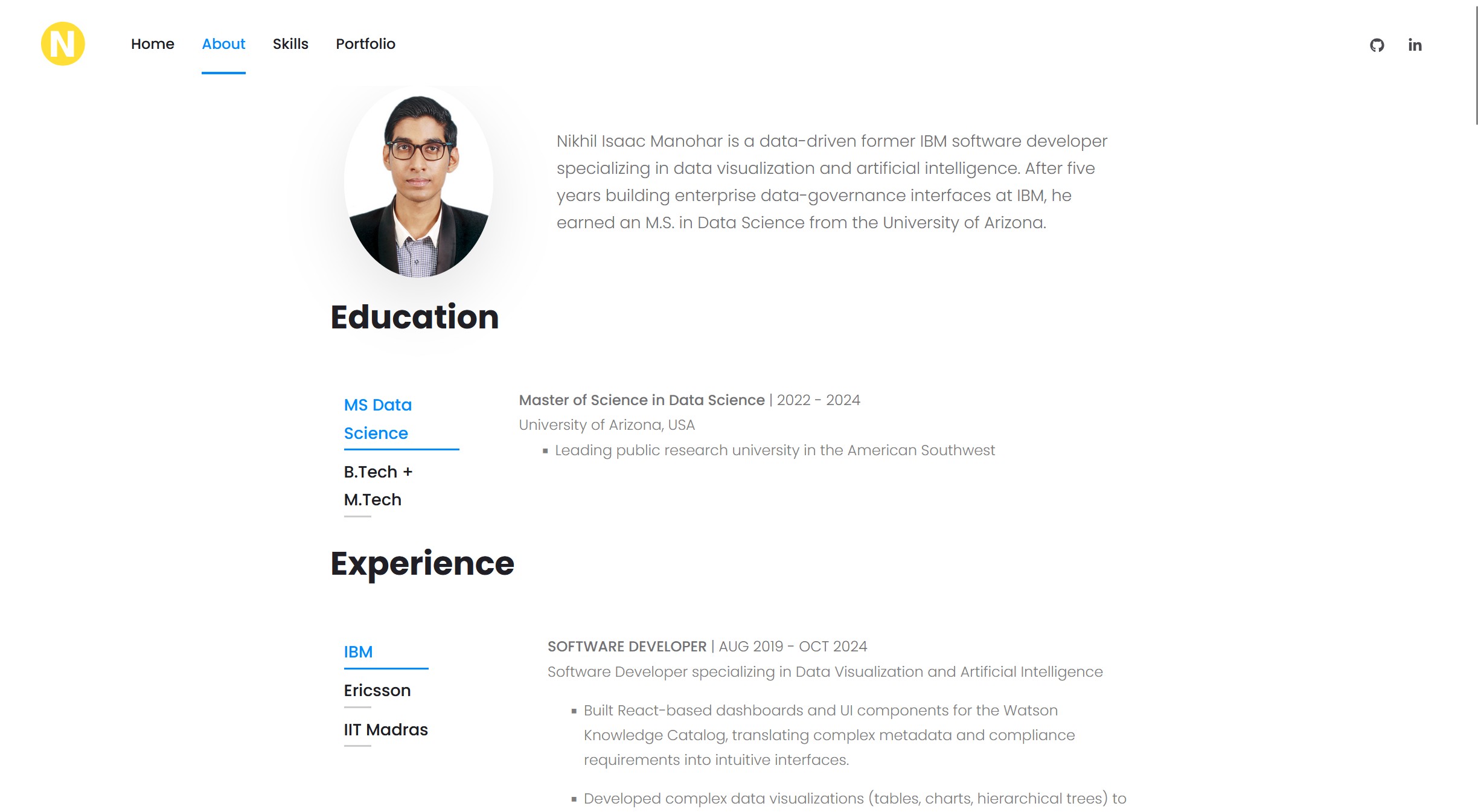 React-Bootstrap Portfolio